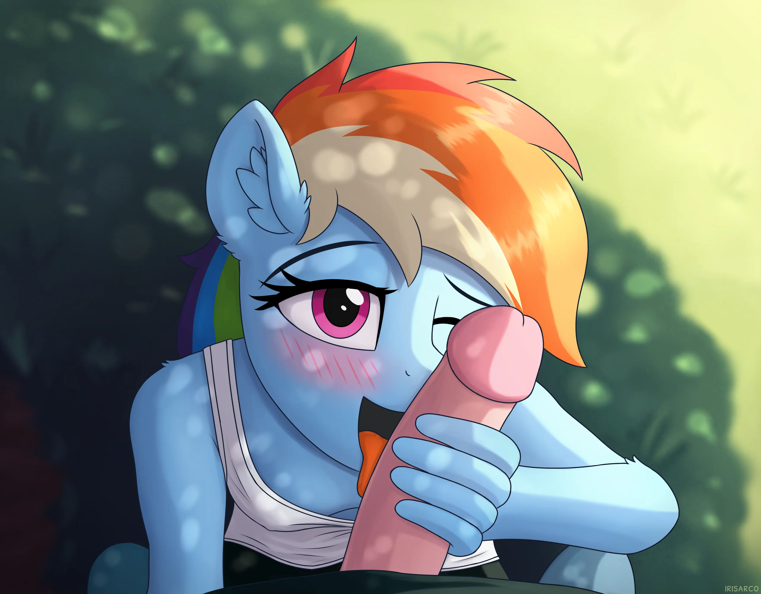 Rainbow Dash blowjob (1/1)